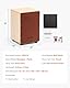 VEVOR Cajon, Kistentrommel, mit internen Snare-Drähten, kompakte & leichte Drum-Box aus Holz, Trommel-Musikinstrument mit Silikonfüßen, abgerundeten Kanten, für Anfänger & Profis, 255x255x380 mm