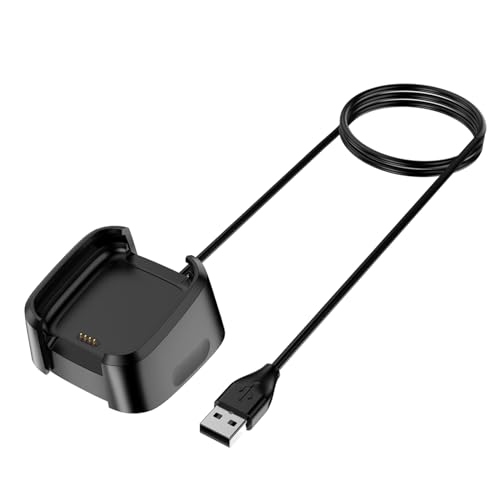 Image of Charger for Fitbit Versa 1/ Versa Lite/Versa SE Replacement Charging Dock Cable for Versa, Versa SE, Versa Lite Smart Watch(NOT FOR Versa 2/3/4)(USB A)