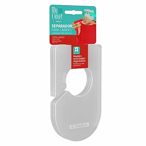 Separadores de Cabides, Cor Cristal, Linha My Closet, Ordene.