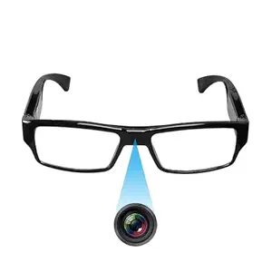 SekyuritiBijon Full HD1080p Spectacles Camera Glass, No Hole, HD Video & Audio Recording Mini Eyeglass Hidden Camera Spy Cam/Eyewear for Home/Office/Car/Meeting
