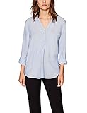  ESPRIT Damen 999EE1F801 Bluse, 440/Light Blue, (Herstellergröße: 44)