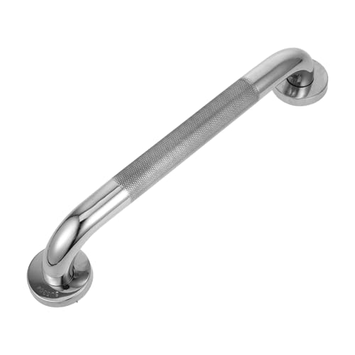 Beaupretty Barra de Agarre Antideslizante para Baño Asidero de Seguridad Inoxidable para Personas Mayores para Inodoro y Ducha Soporte Resistente y Duradero