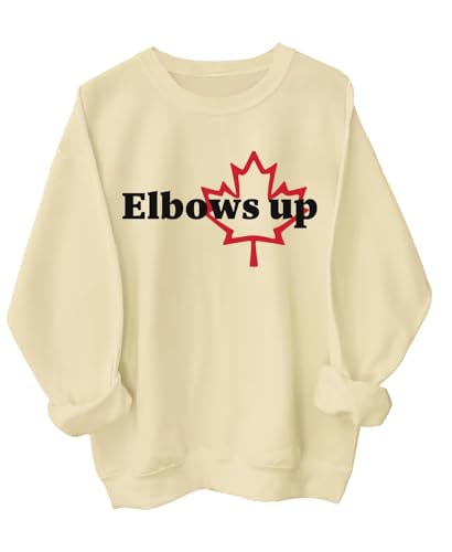 Elbows Up Canada Shirt Sweatshirt Hoodie Elbows Up Canada True North Strong and Free