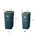 Ywmsfl Waste Basket with Innovative Press Lid Trash Can Durability and Stylish Waste Bin for All Ages Home Garbage Bin