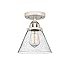 Innovations 288-1C-PN-G44 One Light Semi-Flush Mount from Nouveau 2 Collection