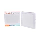 Tecnolite Lampara Sobre poner techo Blanco 24W Luz día 24PTLLEDC65MVB