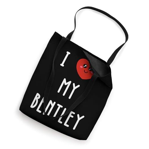Bolso tipo tote con diseño divertido 'I Love My Bentley Name' miniatura 2