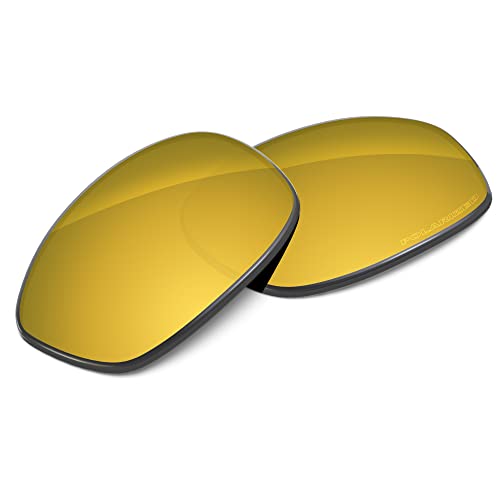 Image of Performance Replacement Lenses Compatible with Oakley Monster Dog Polycarbonate Polarized Etched-Golden Yellow
