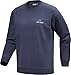 Arc'teryx Emblem Fleece Crew Neck Pullover Men's | Comfortable Pullover in an Organic Cotton Blend | Black Sapphire, Large