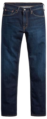 Image of Levi's Men's 505 Regular-Fit Jeans, Nail Loop Knot - Dark Indigo, 33Wx32L