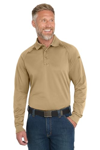 Cornerstone Men's Select Long Sleeve Snag Proof Tactical Polo