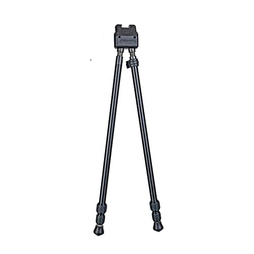 Swagger Bipods Stalker QD42 Compact and Lightweight Shooting and Hunting Bipod for Rifle, Crossbow and Shotgun Bipod with 14 to 42 Inch Range SWAG-ST-QD42, Black