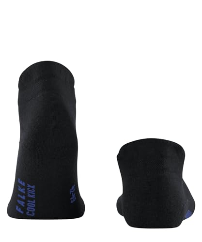 FALKE Unisex Cool Kick Sneaker Socks, Black (Black 3000), 6.5-8.52