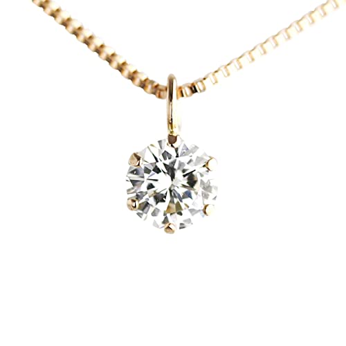 �y DIAMOND WORLD �z���f�B�[�X �W���G���[ K18PG �_�C�������h�y���_���g�l�b�N���X 0.15ct D�`G�J���[ SI2�N���X Good�J�b�g GGSJ �\�[�e�B���O (�Ӓ菑�̌�)�t