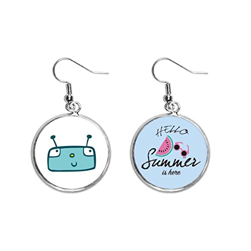 Pendientes de sandía universo para lucir en terrazas de verano