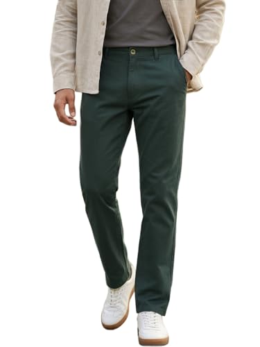 Image of Urbano Fashion Men's Regular Fit Mid Rise Cotton Casual Chinos Trousers Stretch
