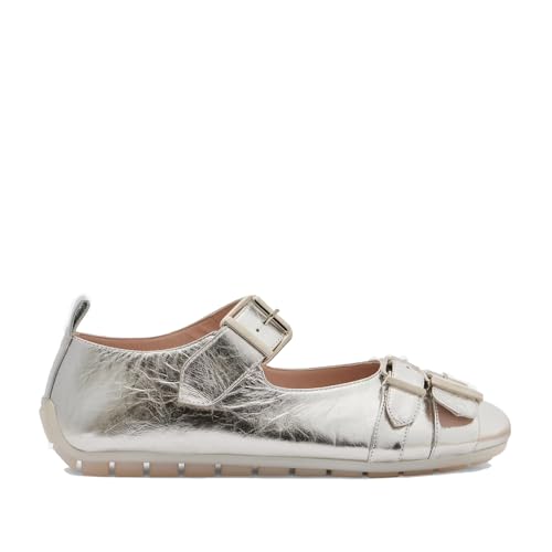 Women's Leather Ballet Flats with Buckle Strap Round Toe Mary Jane Shoes Comfortable Casual Ballerina Shoes4