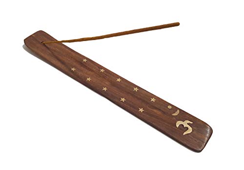 Image of Pure Source India Woods Incense Holder /Agarbatti Stand Gifts Wooden Handicrafts Standard (Om Agarbatti Stand)