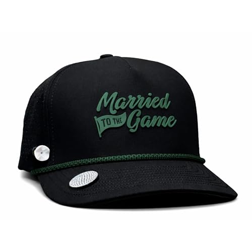 Image of BRIMZ Golf Performance Hat - Tee Holder & Magnetic Brim - Breathable Sweat & Water Resistant Golfing Snapback Cap