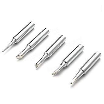 Buyyart Steel Head Electric Soldering Iron Tip Set for 936, 939 Soldering Iron Station -5 Pieces (B07TQJQSYJ) Amazon Price History, Amazon Price Tracker