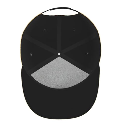 Gorra de béisbol con visera plana ajustable unisex miniatura 3