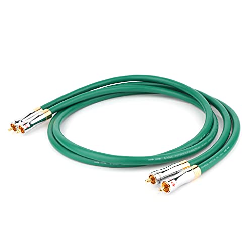 Cable de audio 2328 RCA a RCA de alta fidelidad con cobre 99.98% para sonido estereo