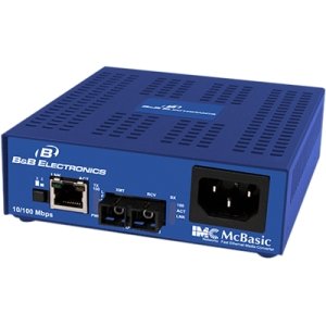 IMC McBasic UTP to Fiber Media Converter RoHS Compliant (855-10263) -