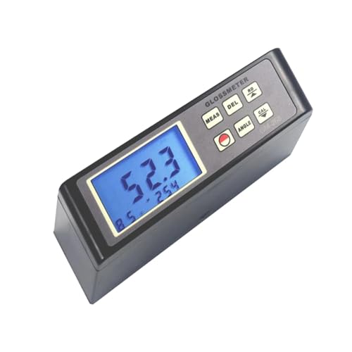 NURII Digital Gloss Meter, Marble Tile Oil Paint Metal Surface Gloss Meter 20°60°85° High Precision 0.1GU~200GU Gloss Tester