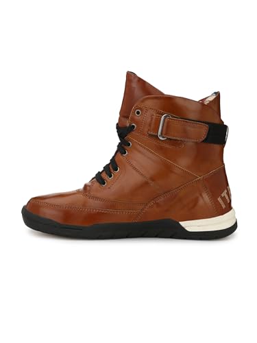 Image of Eego Italy Mens High Top Premium Sneakers For Men