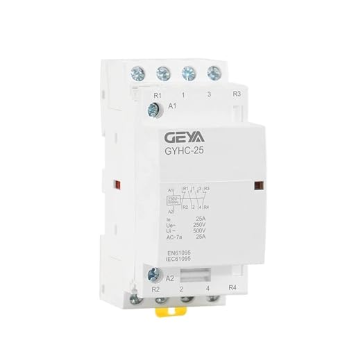 Contacteur modulaire domestique 4P 25A pour piloter le chauffage de la maison