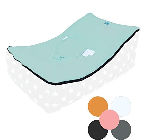 Monsieur Bébé ® Housse d'assise avec harnais pour pouf Monsieur Bébé - 6 coloris - Norme NF EN12790
