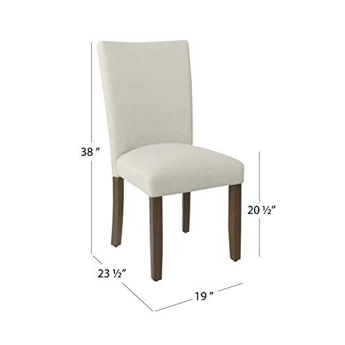 Image of HomePop Classic Parsons Dining Chair - Gray Woven (Set of 2)