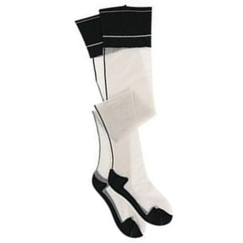 AWJUWHBJ Bas de cuisse transparents à coutures contrastées avec talon cubain couture arrière en...