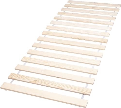 MARDOM Lattenrost 70x200cm Fertig Montiert, Holz Rollrost - Universelle Rolllattenrost 70x200cm Gleichmäßige Gewichtsverteilung, 15 Latten - Lattenrahmen, Bettrost - Lattenrost 70x200