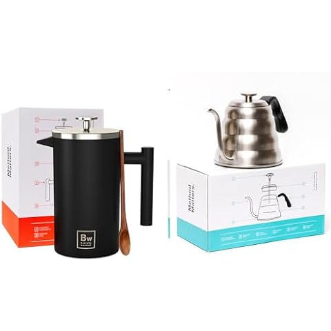 Barista Warrior Gooseneck Kettle & French Press Coffee Maker Cover