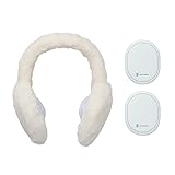 【テレビTHE TIME,で紹介されました】Life on Products ライフオンプロダクツ 耳まであたたかいイヤマフ付使い捨てないシェアカイロ LCAEA015 (ミントグリーン) ふわふわ 3WAY 折りたたみ 瞬間発熱