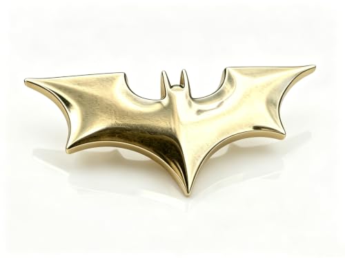 Image of 3D Spider Chrome Emblems Badges Sticker Car Vehicle, Truck, Motorcycle, RV, Scooter, SUV, Door, Window, Room, Wall and More Decoration (Bronze Batshape)