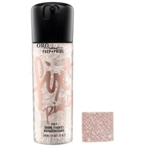 Image of ORO-MAC Prep + Prime Fix+ (Shimmer) - Pinklite Makeup Fixer Setting Spray(100ml)