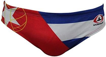 Suit Cuba Flag Swimwear, Swim Briefs for Swimmers, Water Polo, Underwater Hockey, Underwater Rugby