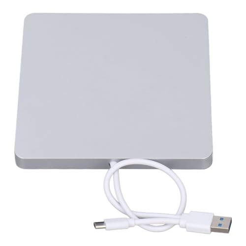 External DVD Drive, CD Slim with USB 3.0 Type C, Portable CD DVD Optical Drive Rewriter Player for Laptop Desktop PC
