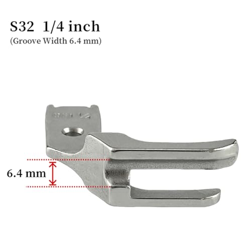 Blooy S32 juego pata para coser 1/4 pulg (6.4 mm) miniatura 6