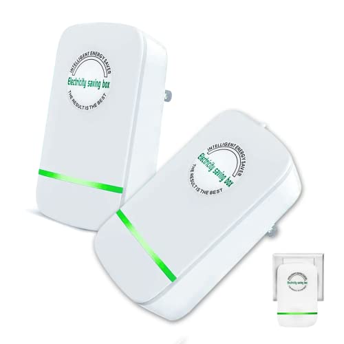 Power Save Smart Energy Saver - Device Electricity Saving Box Power Saving Device Balance The Current Source Stabilizes The Voltage Supply House Electric Bill Killer - US Plug 90-250V 28KW(2 pcs)