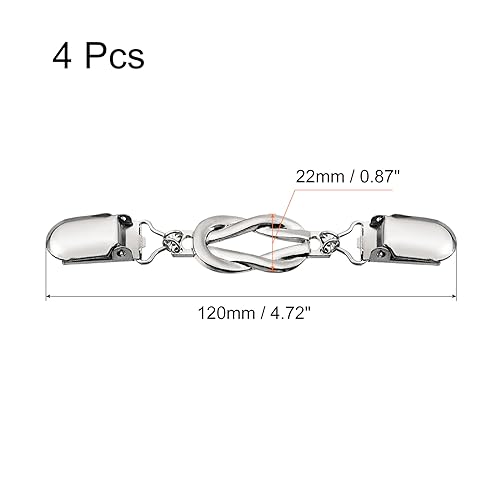 Image of uxcell Sweater Clips, Retro Cardigan Collar Clips, Shirt Clips Dresses Clip Brooch Shawl Clips for Women