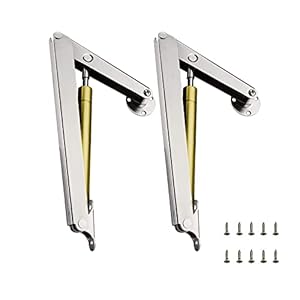 2 Stück 150N/26lb/15KG Softclose Deckelstützscharniere,Gasdruckfedern, Gasdruckfeder, Hubstütze,Deckelstütze, automatischer Absenkdeckel für Schranktür oder Aufbewahrungsschatzkiste