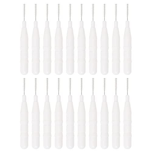 LALAFINA Multi-functional Makeup Brush Set 20pcs Eyebrow Wand Interdental Brush Perfect for Girls Family