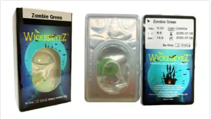 Black Out Halloween Contacts/Pair