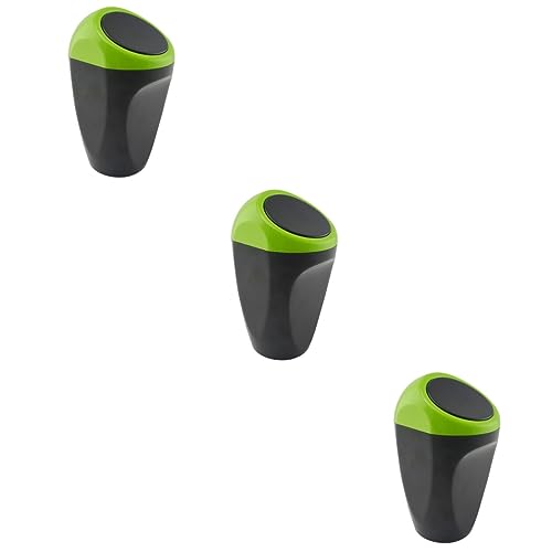 Poubelle pour voiture verte Mobestech 3 pièces idéale pour l'habitacle et le bureau