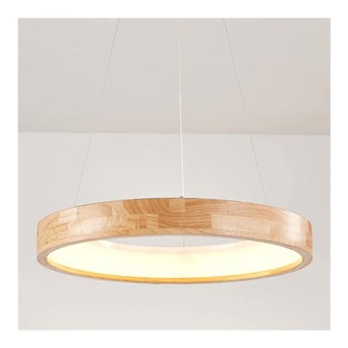 Plafonnier élégant LED en bois TYKHGFS suspension réglable anti éblouissement