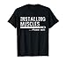 Lustiges Trainings-T-Shirt mit Zitat T-Shirt
