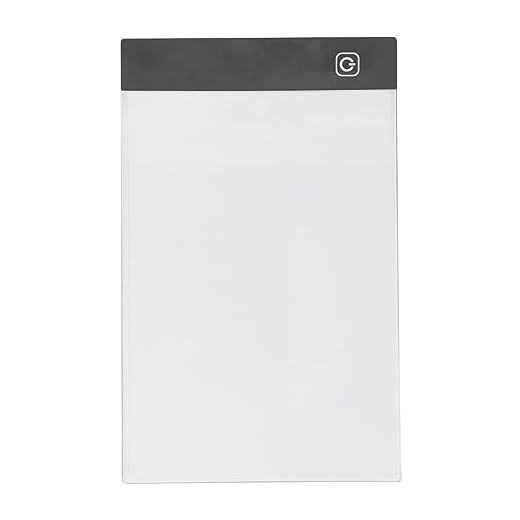 Wnvivi Caja de Luz de Rastreo A5, Tablero de Copia de Dibujo LED con Control Táctil de Atenuación de 3 Niveles, Tablero de Luz LED para Dibujar Caligrafía Animación 2D
